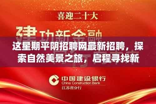 平阴招聘网更新,探索自然美景与寻找新工作的和谐之旅