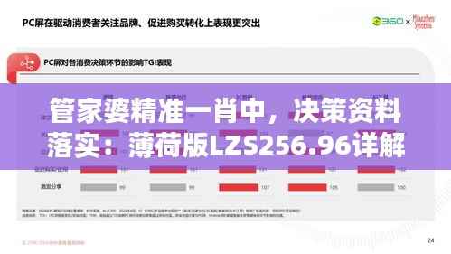 管家婆精准一肖中,决策资料落实:薄荷版LZS256.96详解