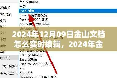 2024年金山文档实时编辑指南,掌握在线文档操作技巧,轻松协作