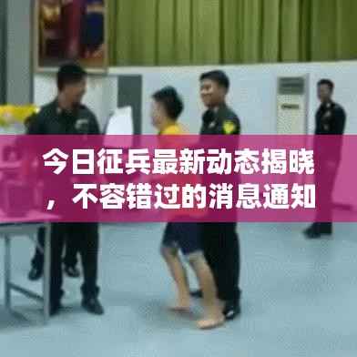 今日征兵最新动态揭晓,不容错过的消息通知!